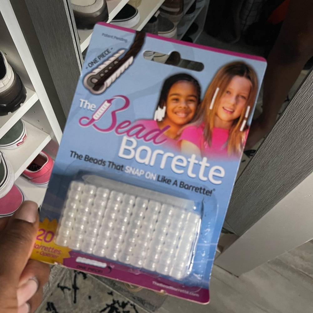 Bead barrette